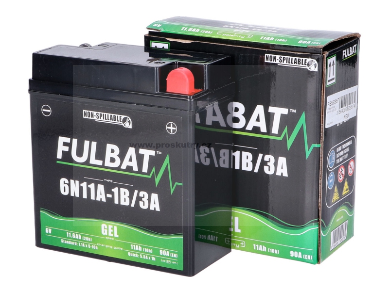 Baterie Fulbat 6N11A-1B/3A GEL