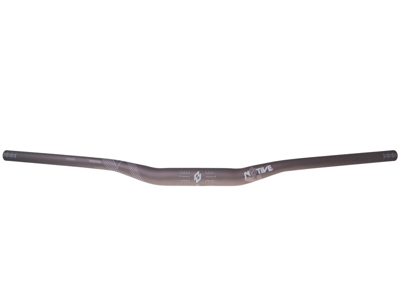 Zrcátka páčky řídítka - Řídítka n8tive AL7075 800x35, prohnutí 20 mm, 5° nahoru, 7° dozadu - šedá