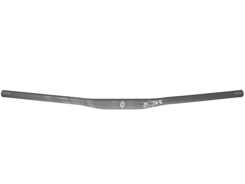Zrcátka páčky řídítka - Řídítka n8tive AL7075 740x31.8, 10mm prohnutí, 5° nahoru, 7° zpětný klop - šedá