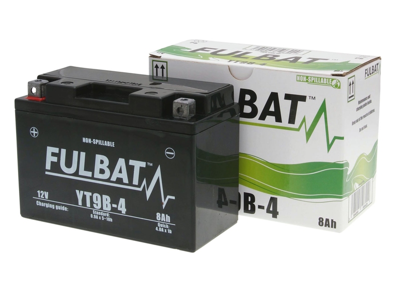 Baterie Fulbat YT9B-4 SLA - gelová