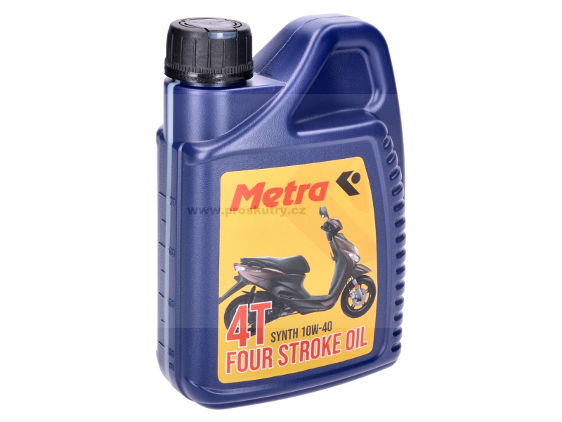 Olej Metra 4-taktní motorový plně syntetický 10W40 - 1 litr