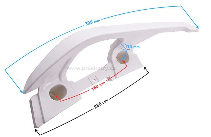 Podvozek tlumiče - Pravé zadní madlo Kentoya Maximus - Maxon Optimus - B-Max 125/150ccm