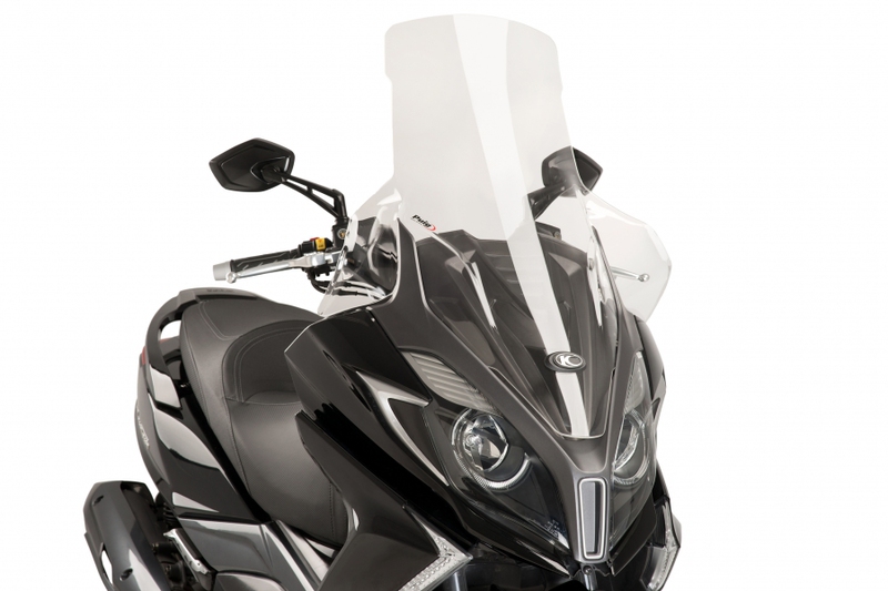 Plexi Puig V-Tech Touring čiré pro Kymco New Downtown 125, 350 2015- + doprava zdarma