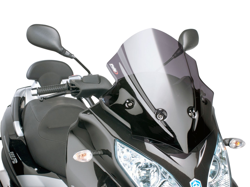 Plexi Puig V-Tech Sport tmavě kouřové pro Piaggio MP3 300ie LT Sport 2014 + doprava zdarma