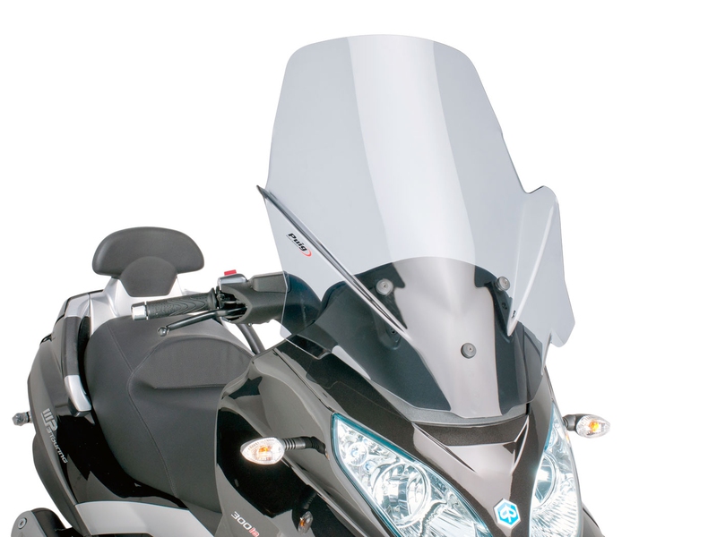 Plexi Puig V-Tech Touring kouřové pro Piaggio MP3 Touring 400ie 2012 + doprava zdarma