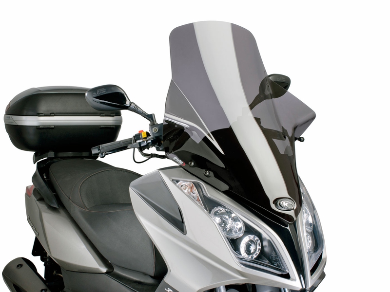 Plexi Puig V-Tech Touring tmavé kouřové pro Kymco Downtown 125i, 300i ABS 09-14 + doprava zdarma