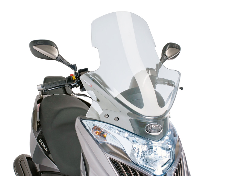 Plexi Puig V-Tech Touring čiré pro Kymco Grand Dink, Yager GT 300i + doprava zdarma