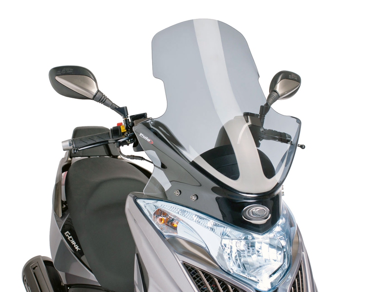 Plexi Puig V-Tech Touring kouřové pro Kymco Grand Dink, Yager GT 300i + doprava zdarma