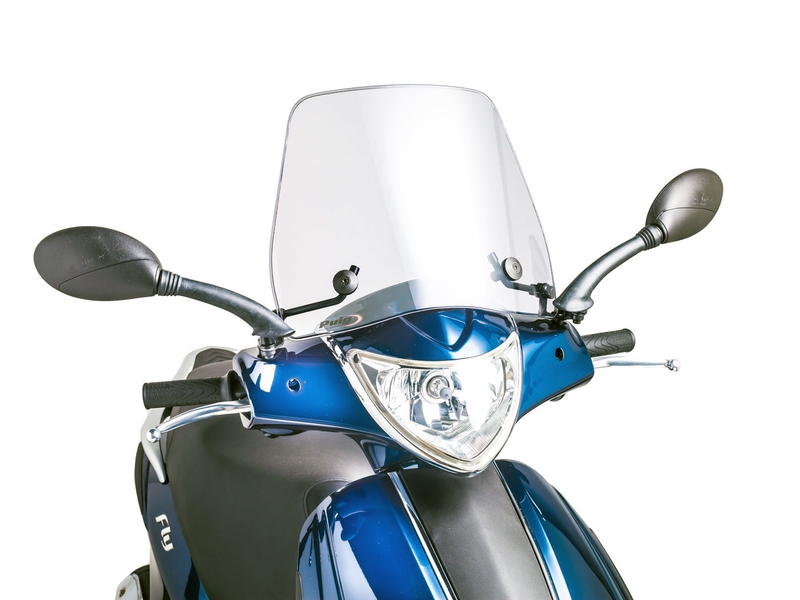 Plexi Puig Trafic čiré pro Piaggio Fly 50-125 ccm (05-14)