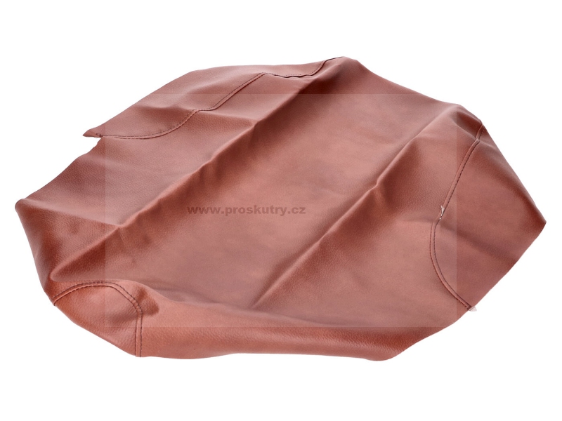 Podvozek tlumiče - Potah sedla hnědý pro Vespa ET2-ET4