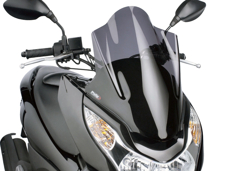 Plexi Puig V-Tech Touring tmavé kouřové pro Honda PCX 125i 4T 10- JF28 + doprava zdarma