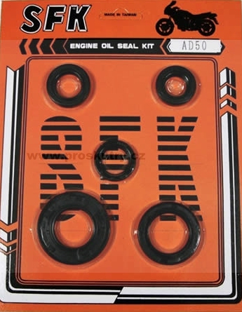 Motor - Sada gufer pro Malaguti CIAK-100,Crosser CR1-50, F12-100 Phantom