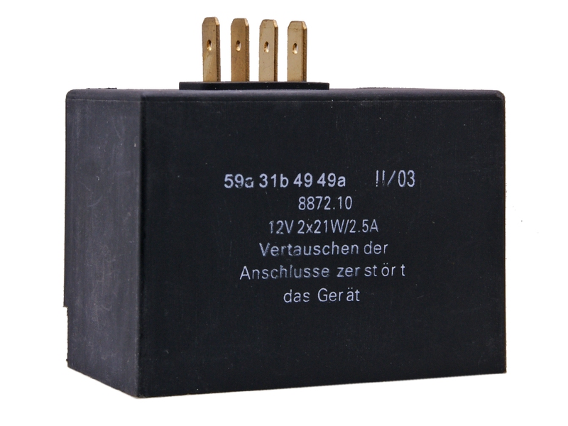 Regulátor napětí / přerušovač blinkrů 12V 2x21W, 2,5A pro Simson