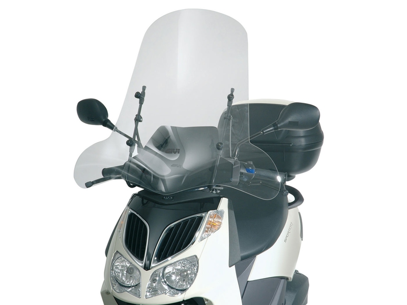 Plexi GiVi 60x67cm pro Aprilia Sport City 125-200-250 04-08, Street 125-300 2011- + doprava zdarma