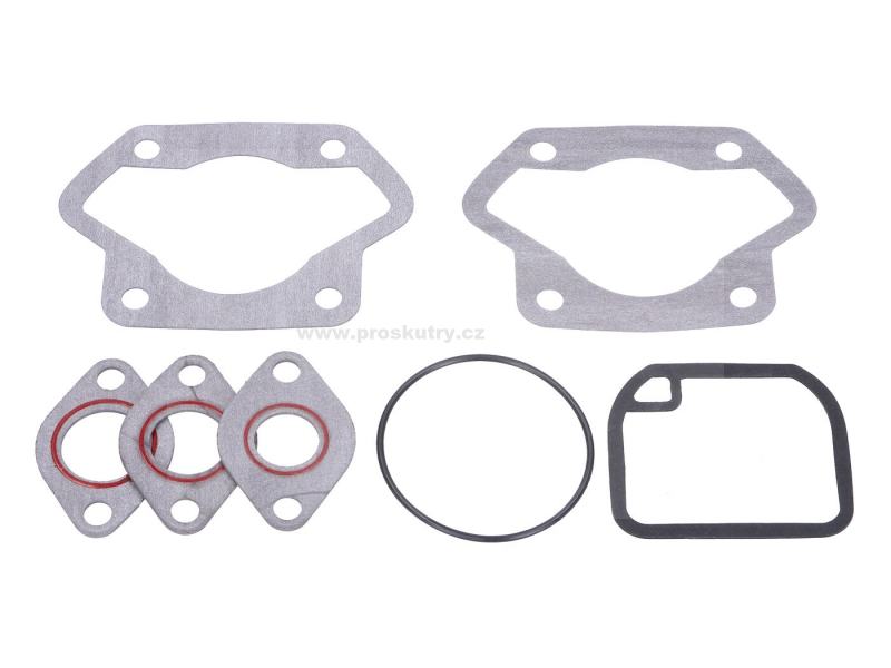 Sada těsnění Schmitt pod válec a karburátor 50ccm-60ccm pro motory Simson S51, S53, SR50, KR51/2 M500