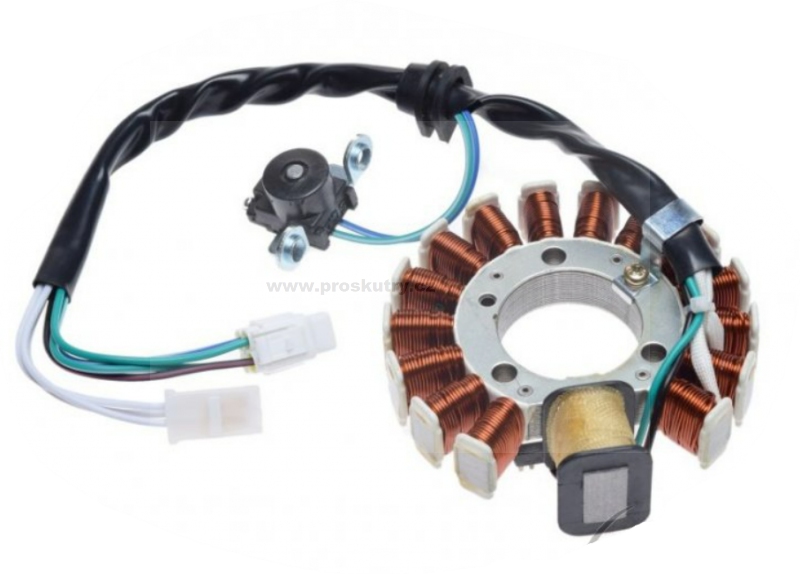 Stator 16 cívek pro Yamaha Majesty 125ccm