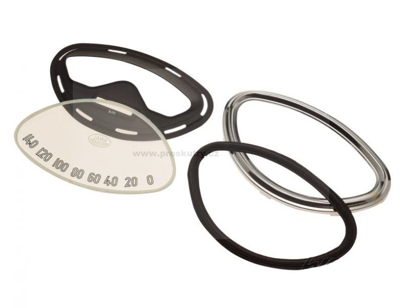 Elektro díly - Sada na opravu oválného tachometru pro Jawa 250 350 ccm 140 km/h