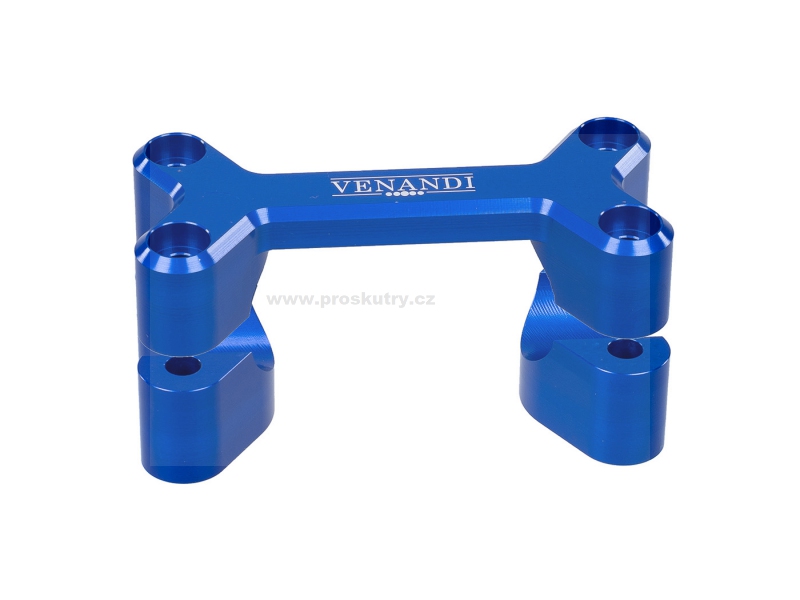 Držák řídítek Venandi Dogbone CNC modrý pro Simson S50, S51