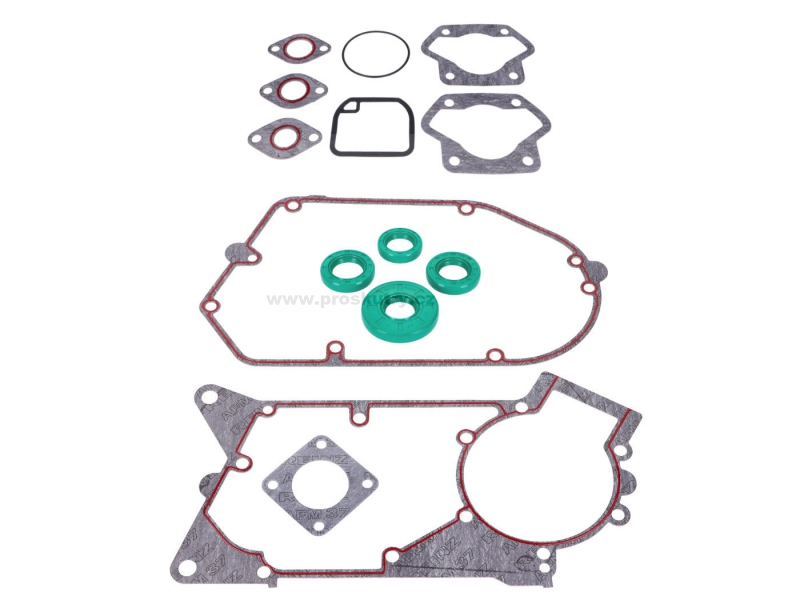 Motor - Sada těsnění motoru Schmitt Plus pro motor Simson S51, S53, SR50, KR51/2 M500