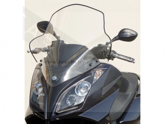 Příslušenství a nářadí - Plexi Fabbri pro Downtown 125-300ccm 2009-2016 (s okrajem)