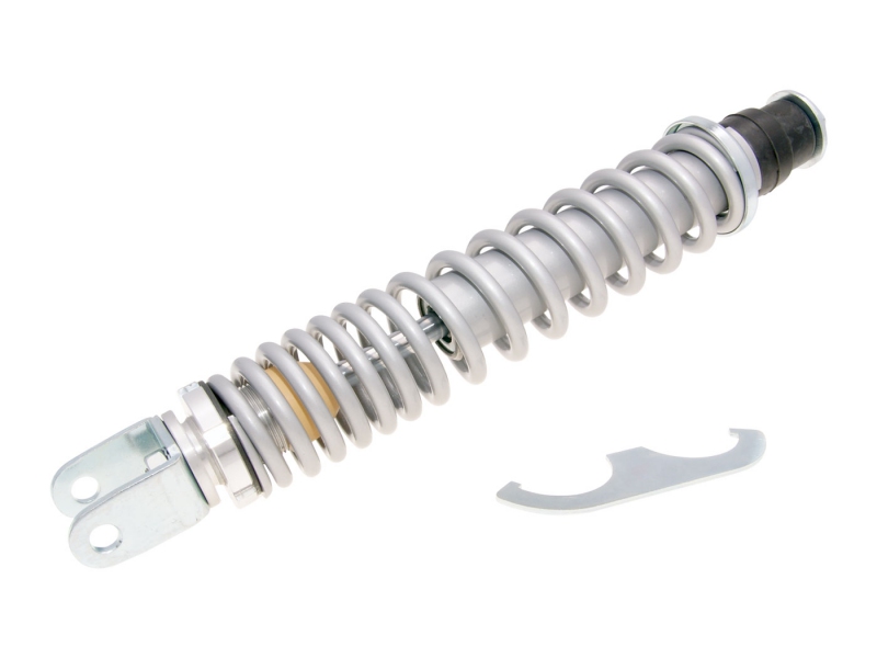 Import - Tlumič zadní Carbone Sport 350mm stříbrný pro Piaggio Liberty 50