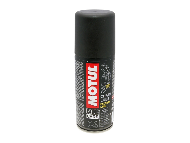 Bílý sprej na řetězy Motul MC Care C4 Chain Lube Factory Line Racing Road 100ml