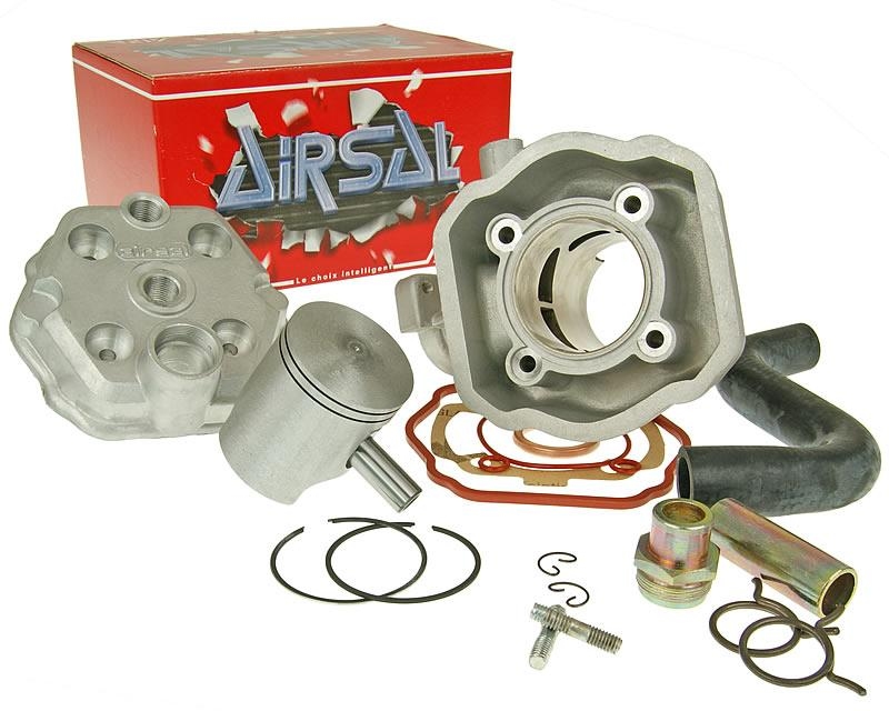 Válec Airsal 69,5cc 47,6mm Tech-Piston pro Peugeot vertikální LC + doprava zdarma