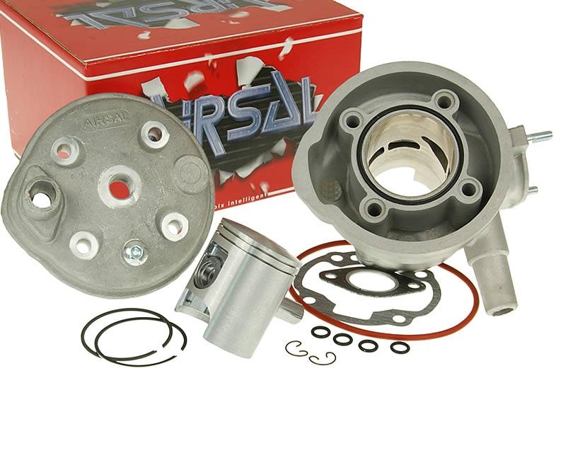 Válec Airsal Tech-Piston 69,5cc 47,6mm pro Suzuki, Aprilia LC + doprava zdarma