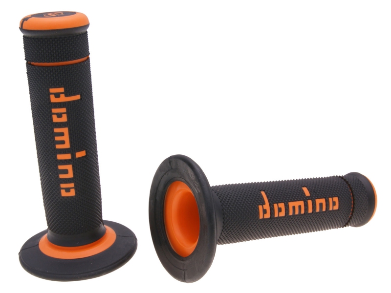 Rukojeti Domino Offroad Fine Grip černo oranžové