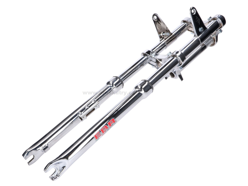 Podvozek tlumiče - Přední vidlice EBR chrom pro Peugeot 103