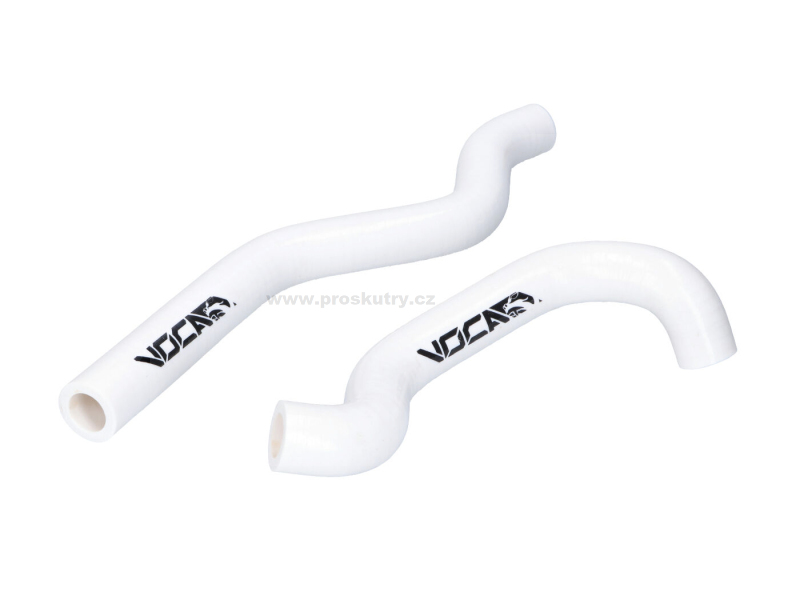 Motor - Sada hadic chlazení Voca HQ zesílená bílá pro Rieju MRT, Sherco, Beta AM6 Euro3, Euro4