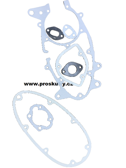 Motor - Sada těsnění motoru 7-dílná pro Jawa Pionýr 50 05-20-21-23 Mustang