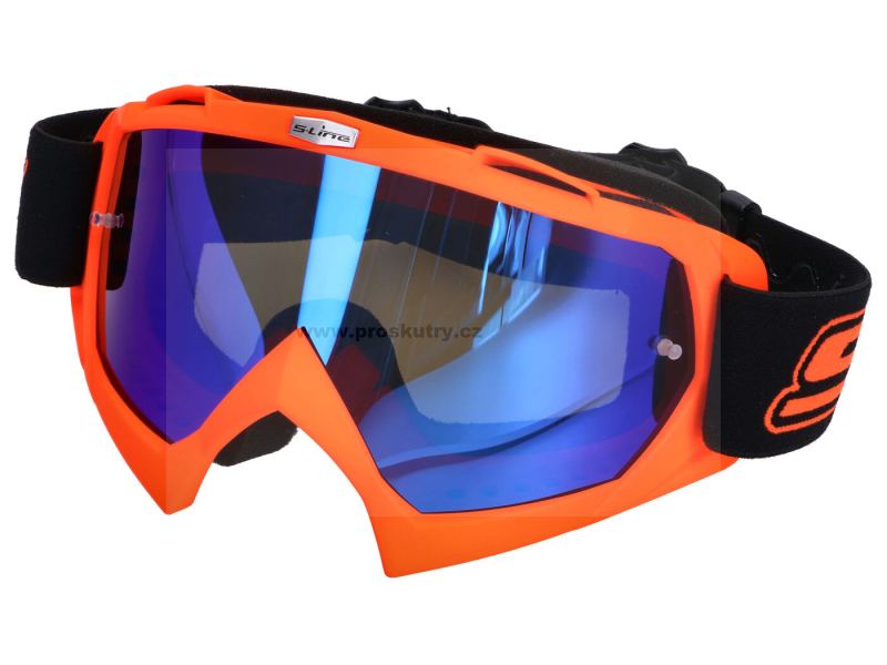 MX S-Line brýle oranžové/Iridium modré