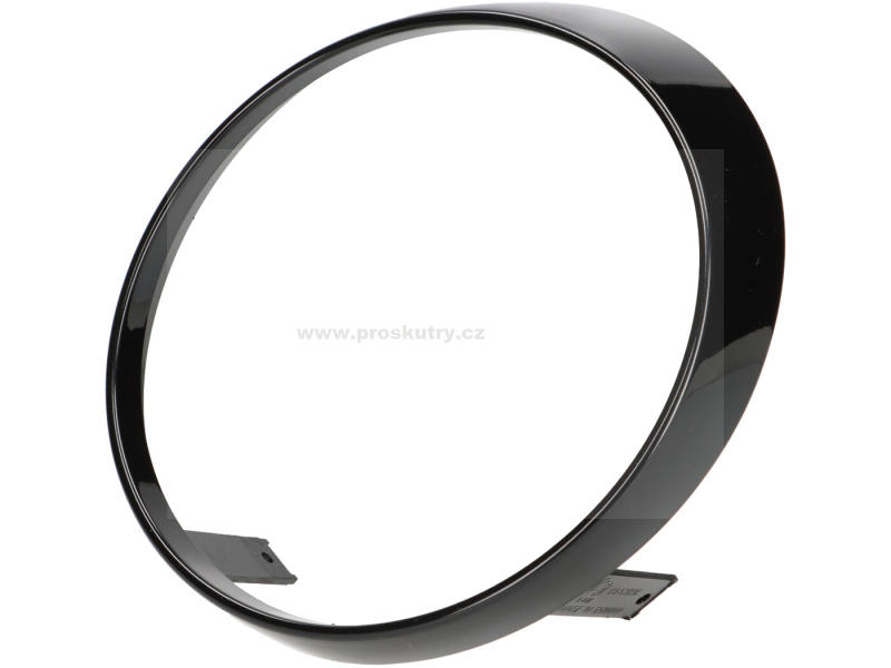 Podvozek tlumiče - Ozdobný kroužek světlometů Moto Nostra, lesklý černý pro Vespa GTS 125, Vespa GTS 300 HPE