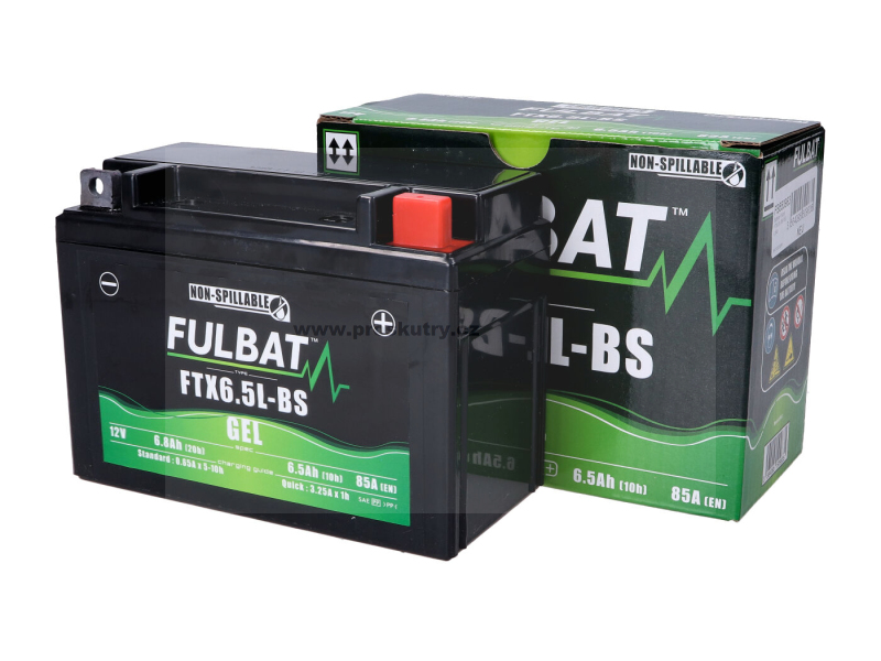 Baterie Fulbat FTX6,5L-BS GEL 6,5Ah