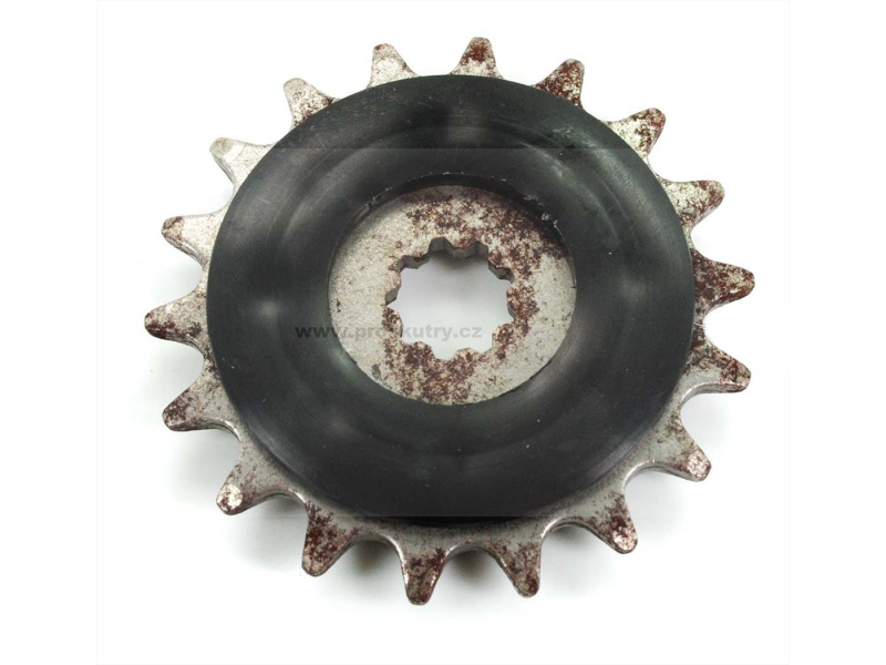 Podvozek tlumiče - Řetězové kolo 18 zesílené originální Esjot pro Puch MS VS Maxi X 30 M 50 Monza Tuning