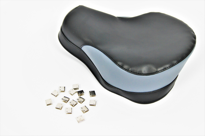 Podvozek tlumiče - Černo šedý potah sedla pro Jawa BABETTA 210, 225