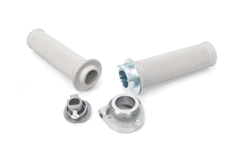 Zrcátka páčky řídítka - Sada rukojetí rychlopal šedý