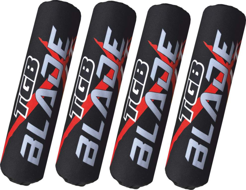 Podvozek tlumiče - Kryty, návleky tlumičů pro TGB Blade červené