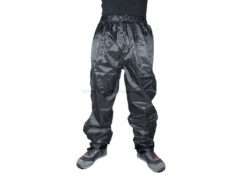 Trendy kalhoty do deště černé - velikost XXL