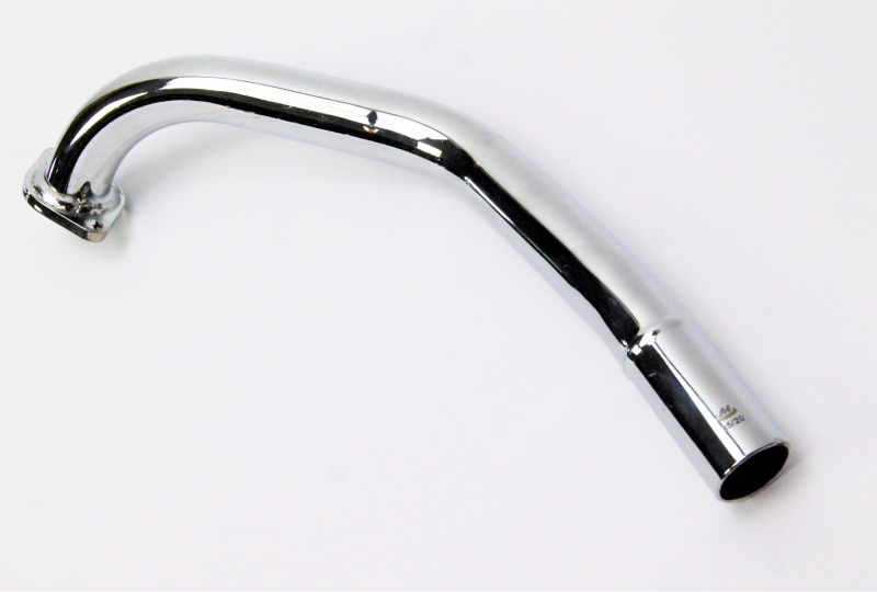 Výfuk - Chromované koleno výfuku s prolisem pro JAWA 50 - 05, 20
