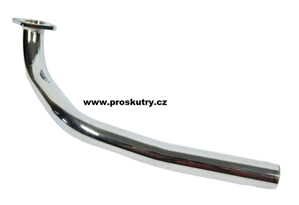 Výfuk - Chromované koleno výfuku JAWA 50 - 21, 23 Mustang II. jakost