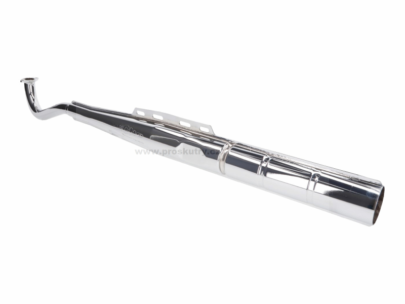 Výfuk - Výfuk 25mm chrom pro moped Puch Maxi Sport