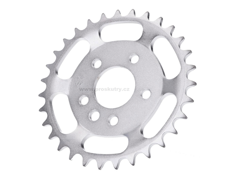 Podvozek tlumiče - Zadní rozeta 31 zubů pro moped Puch DS 50