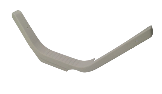 Podvozek tlumiče - Pravý boční kryt pro Jawa BABETTA 210, 225 - šedý