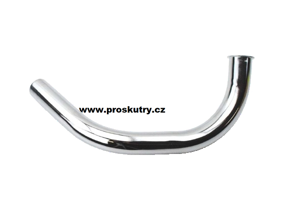 Výfuk - Výfukové koleno 28mm chrom pro Simson S 50, 51 druhá jakost