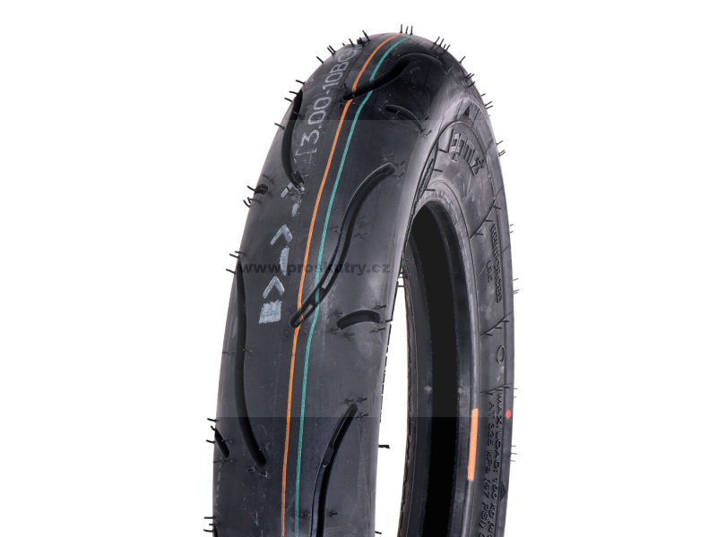 Pneumatiky a kola - Pne BGM Sport (vyrobeno v Německu) 3,00 - 10 palců TT/TL 50S 180 km/h (zesílené)