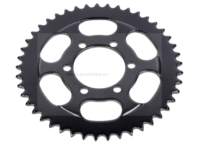 Podvozek tlumiče - Zadní rozeta 45 zubů 120 mm 415 1/2 x 3/16 pro Zündapp ZA 25, ZD 10, 30, ZL 25 - 446-15.159