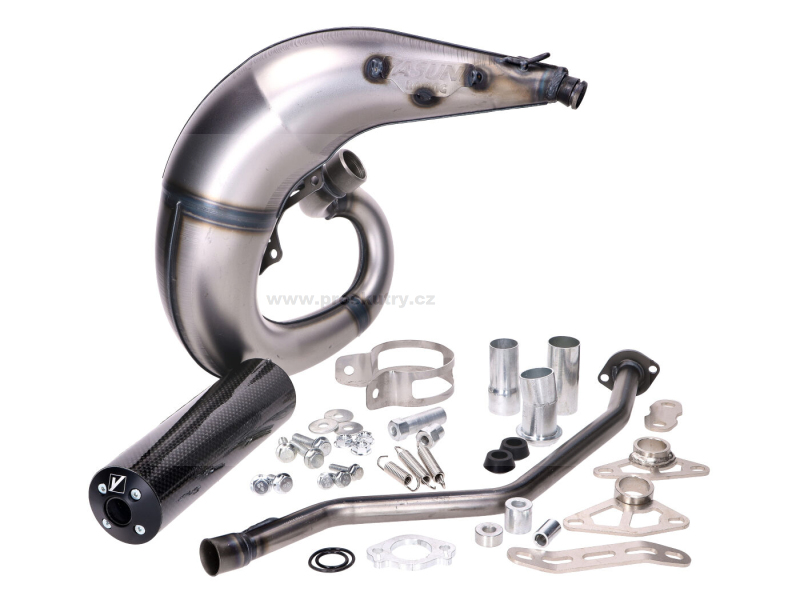 Výfuk - Výfuk Yasuni Cross ML Carbon pro Yamaha DT50, MBK X-Limit, Peugeot, Malaguti, Motorhispania