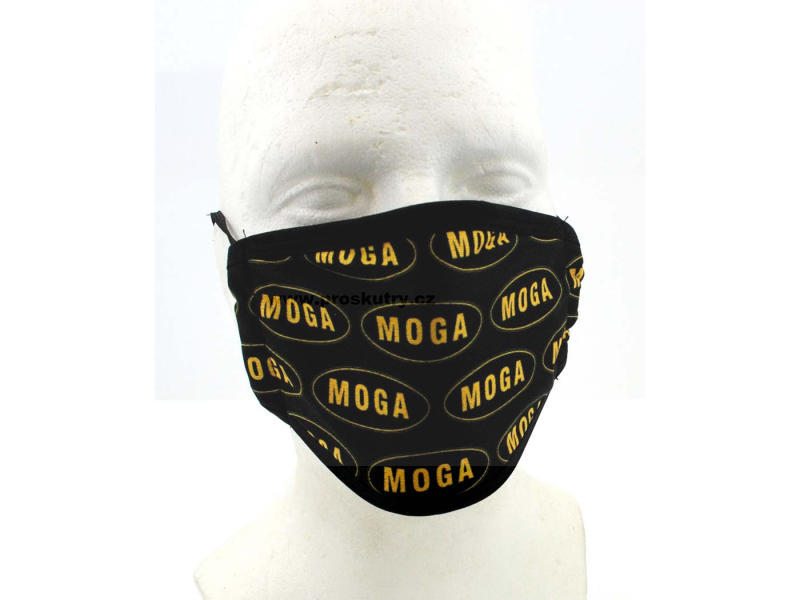 Přilby a doplňky - Obličejová maska MOGA 115mm 180mm pro moped Mokick